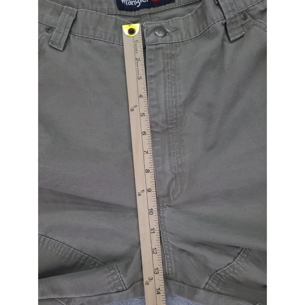 Wrangler Riggs Cargo Pants Mens‎ 38x32 Brown Ripstop Rugged Outdoor Workwear